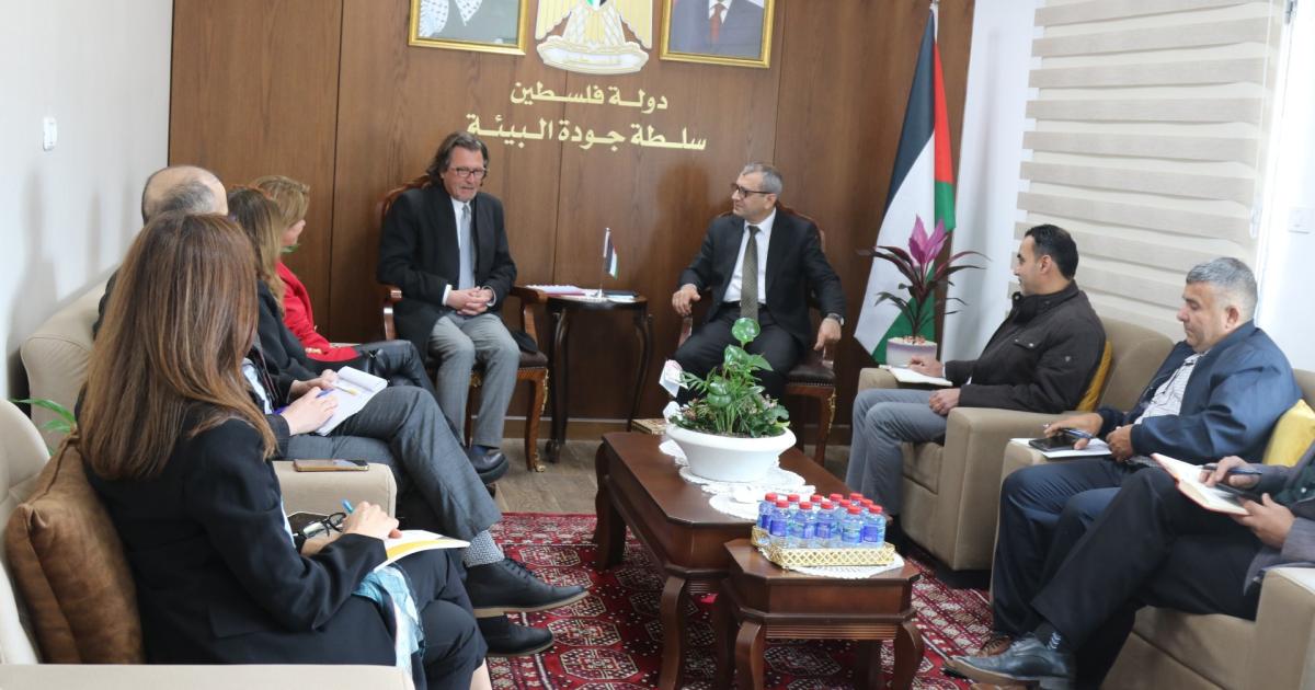 سلطة جودة البيئة تبحث مع القنصلية البلجيكية تعزيز التعاون البيئي