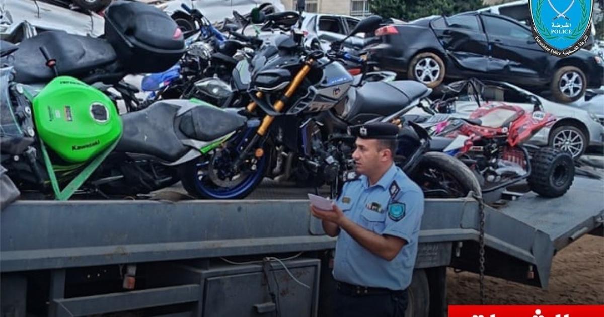 ضبط 32 دراجة نارية غير قانونية خلال حملة مرورية في بلدة بيتونيا