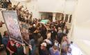 مشيعون يحملون جثمان قائد الجناح العسكري لحركة حماس، عز الدين الحداد، خلال جنازته في مدينة غزة، بعد اغتياله في غارة إسرائيلية استهدفته مساء الجمعة. غزة، 16 مايو/أيار 2026. تصوير: بلال أسامة