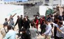 غزة: فلسطينيون يشيعون جثامين عدد من رجال الشرطة الذين قضوا في غارة إسرائيلية استهدفت منطقة التوام شمال قطاع غزة، وذلك داخل مستشفى الشفاء، بتاريخ 23 مايو/أيار 2026.تصوير : بلال أسامة