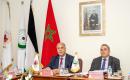المدير المكلف بتسيير وكالة بيت مال القدس الشريف، محمد سالم الشرقاوي، والأمين العام المساعد لشؤون فلسطين والقدس في منظمة التعاون الإسلامي السفير دواس تيسير دواس