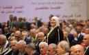 الرئيس الفلسطيني محمود عباس يحضر المؤتمر العام الثامن لحركة التحرير الوطني الفلسطيني “فتح” في رام الله بالضفة الغربية، في 14 أيار/مايو 2026، بمشاركة أكثر من 2500 عضو وآلية اتصال مباشر مع الضفة وغزة ولبنان ومصر. تصوير: ثائر غنايم.