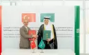 وزير النقل السعودي صالح الجاسر مع نظيره التركي عبد القادر أورال أوغلو خلال توقيع مذكرة تفاهم بالرياض (واس).webp