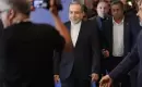 وزير الخارجية الإيراني عباس عراقجي يحضر اجتماعا رباعيا يضم الولايات المتحدة وإيران وباكستان وقطر في سويسرا (رويترز).webp