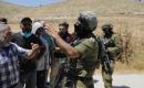 تجمّع فلسطينيون وعناصر من الدفاع المدني قرب موقع حريق في أرض زراعية قرب قرية الظنا، غرب مدينة الخليل بالضفة الغربية، في 2 يونيو/حزيران 2026. وأفاد سكان فلسطينيون بأن مستوطنين إسرائيليين أشعلوا النار في أرض بالمنطقة، (صورة: مأمون وزواز)