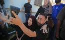 جرافات إسرائيلية تهدم منزلاً لعائلة فلسطينية في منطقة خربة قلقاس جنوب الخليل بالضفة الغربية. 23 يونيو/حزيران 2026.تصوير: مأمون وزواز