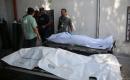 ودّع فلسطينيون جثماني شخصين في مستشفى الشفاء بمدينة غزة، قطاع غزة، في 13 سبتمبر/أيلول 2026.صورة: محمد صالحة