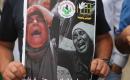 شارك فلسطينيون في مسيرة تضامنية مع الأسرى في السجون الإسرائيلية، في مدينة نابلس بالضفة الغربية، بتاريخ 29 سبتمبر/أيلول 2026.. (صورة: محمد ناصر )