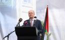 رئيس الوزراء د. محمد مصطفى خلال كلمته في افتتاح معرض فلسطين للصناعات الإنشائية في الخليل