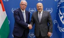 المالكي يلتقي كريم خان المدعي العام للمحكمة الجنائية الدولية في لاهاي.jpg