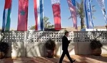 قمة النقب التي حضرها وزير الخارجية الأميركي إلى جانب وزراء خارجية إسرائيل ومصر والبحرين والإمارات والمغرب، يوم 28 آذار/مارس