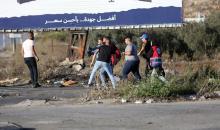 مواجهات بين الشبان وقوات الاحتلال على المدخل الشمالي لمدينة البيرة.jpg