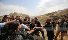 قوات الاحتلال تعتدي على قاطفي الزيتون في حي وادي الربابة بسلوان.jpg