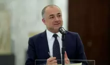 كبير المفاوضين اللبنانيين إلياس بو صعب يتحدث في في القصر الرئاسي في بعبدا بلبنان في الثالث من أكتوبر تشرين الأول 2022. تصوير: دالاتي نهرا رويترز