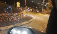 تجمع للمستوطنون على حاجز حوارة جنوب نابلس..jpg