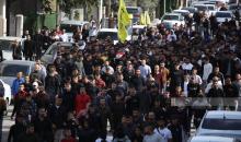 مواطنون يشيعون جثمان الفتى محمود السعدي الذي استشهد برصاص الاحتلال وهو في طريقه لمدرسته اثناء اقتحام قوات الاحتلال مخيم جنين.jpg