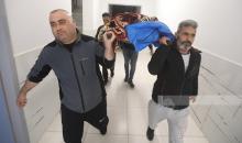 وصول جثمان الشهيدة فلة مسالمة الى مستشفى دورا الحكومى في الخليل.jpg