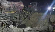 أولى صور سقوط صواريخ قيل إنها روسية على بلدة برزيودوف شرقي بولندا (الجزيرة).webp