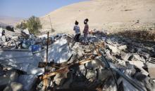 قوات الاحتلال تهدم مسكنين في الجفتلك شمال مدينة أريحا (تصوير- سليمان أبو سرور - وفا).jfif
