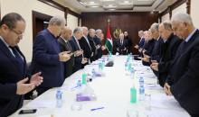 الرئيس محمود عباس، خلال ترؤسه اجتماع اللجنة التنفيذية لمنظمة التحرير الفلسطينية.jpg