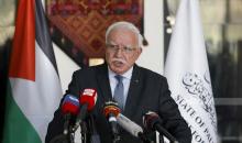 مؤتمر صحفي لوزير الخارجية رياض المالكي عقب الاجتماع الموسع مع السفراء والقناصل العاملين في فلسطين.jpg