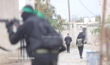 عناصر القسام في مخيم عقبة جبر يخوضون اشتباكات مسلحة مع جيش الاحتلال صباح اليوم.jpg