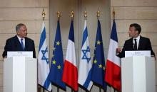 نتنياهو وماكرون في باريس (Getty Images).jpg