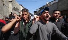 تشييع جثمان الشهيد الطفل محمد سليم في بلدة عزون شرق قلقيلية (تصوير - أ ف ب) 7.jpg