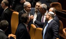 نتنياهو وبن غفير لدى تنصيب الحكومة، نهاية كانون الأول - ديسمبر الماضي (Getty Images).jpg