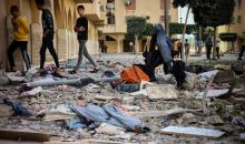 دمار كبير يخلفه القصف الإسرائيلي على شقة سكنية في مدينة حمد القطرية بخانيونس 211.jpg