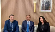وزيرة المواصلات الإسرائيلية ميري ريغيف ورئيس مكتب الاتصال الإسرائيلي لدى المغرب في الرباط.webp
