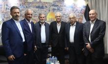 النخالة يستقبل وفدا من الأمانة العامة للمؤتمر القومي العربي.jpg
