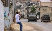 من عملية الاحتلال في مخيم بلاطة .. تصوير: 