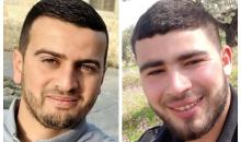 الشهيدان خالد صباح ومهند شحادة من قرية عوريف جنوب نابلس.jpg