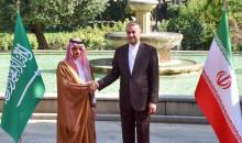 لقاء جمع الشهر الماضي وزير الخارجية السعودي فيصل بن فرحان (يسار) بنظيره الإيراني أمير عبد اللهيان في طهران (الأناضول).jpg