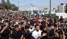 تشييع جثمان الشهيد عمرو عابد (18 عاما)، إلى مثواه الأخير في بلدة بيتونيا قرب رام الله