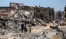 الحرب المتواصلة منذ أكثر من 200 يوم بغزة خلفت دمارا واسعا في المباني والبنى التحتية (غيتي ).jpg