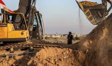 تعمل الآليات الثقيلة بالتنسيق مع أعضاء سرايا القدس وف (18).jpg