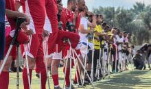 رياضيون فلسطينيون مبتورو الأطراف ضمن فعاليات بطولة الأمل لكرة القدم التي نظمتها جمعية د (21).jpg