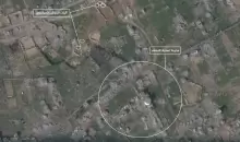 صور أقمار صناعية حصلت عليها الجزيرة تظهر منطقة عملية النسف (الجزيرة).webp