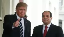 الرئيس المصري عبدالفتاح السيسي ونظيره الأمريكي دونالد ترامب.webp