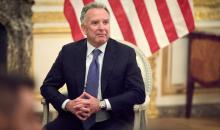 المبعوث الأمريكي الخاص ستيف ويتكوف، خلال قمة في باريس لمناقشة  آخر التطورات الرامية إلى تحقيق السلام في أوكرانيا،باريس، فرنسا، 6 يناير/كانون الثاني 2026. صورة من رئيس أوكرانيا (apaimages).