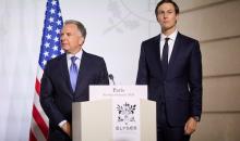 المبعوث الأمريكي الخاص ستيف ويتكوف، ورجل الأعمال الأمريكي جاريد كوشنر، خلال قمة في باريس لمناقشة  آخر التطورات الرامية إلى تحقيق السلام في أوكرانيا،باريس، فرنسا، 6 يناير/كانون الثاني 2026. صورة من رئيس أوكرانيا (apaimages)