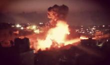 نيران تتصاعد جراء غارات إسرائيلية تلت إنذاراً بإخلاء بقعة جغرافية واسعة في بلدة كفرحتي بجنوب لبنان (متداولة)