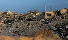 مبان مدمرة في رفح جنوب قطاع غزة يوم 8 ديسمبر كانون الأول 2025. تصوير: نير إلياس - رويترز