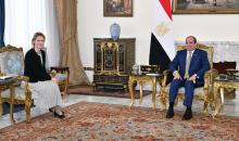 استقبل  الرئيس عبد الفتاح السيسي، اليوم، كايا كالاس، الممثلة العليا للشؤون الخارجية والسياسة الأمنية للاتحاد الأوروبي.jpg