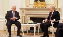 الرئيس الفلسطيني محمود عباس (أبو مازن) خلال لقائه مع الرئيس الروسي فلاديمير بوتين اليوم في موسكو، روسيا، 22 يناير/كانون الثاني 2026. صورة من ثائر غانيم