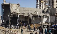 صورة للدمار الذي لحق بمركز شرطة في حي الشيخ رضوان بمدينة غزة، بعد استهداف الجيش الإسرائيلي له في 31 يناير/كانون الثاني 2026. تصوير: عمر أشتوي