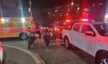 من موقع جريمة إطلاق النار في مدينة حيفا والتي أسفرت عن مقتل شابين.jpg