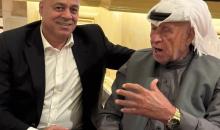 صورة تجمع الحاج ابو سلمان المغني رئيس عشائر قطاع غزة  واللواء سامي نسمان مسؤول ملف الداخلية في اللجنة الوطنية لإدارة قطاع غزة المتواجد في القاهرة